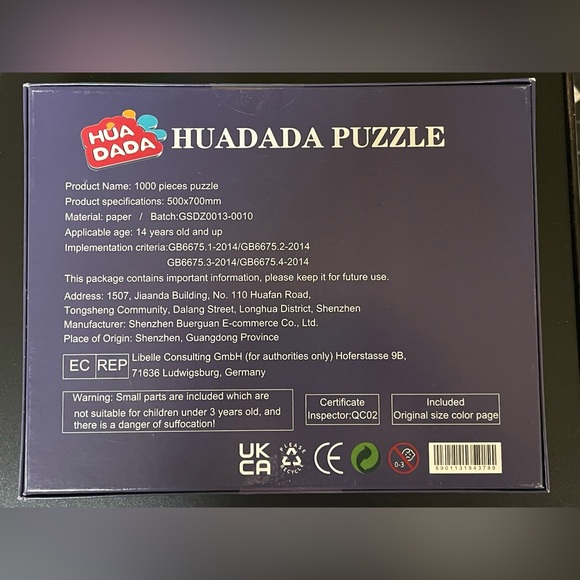 COMPLETE 1000 Piece Colorful puppy dog living room Puzzle - Picture 2 of 2